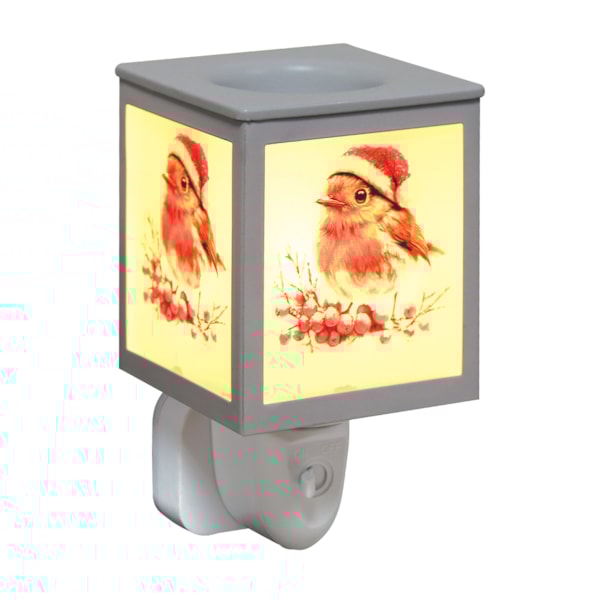 Plug In Xmas Robin 14cm