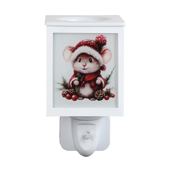 Plug In Xmas Mouse 14cm