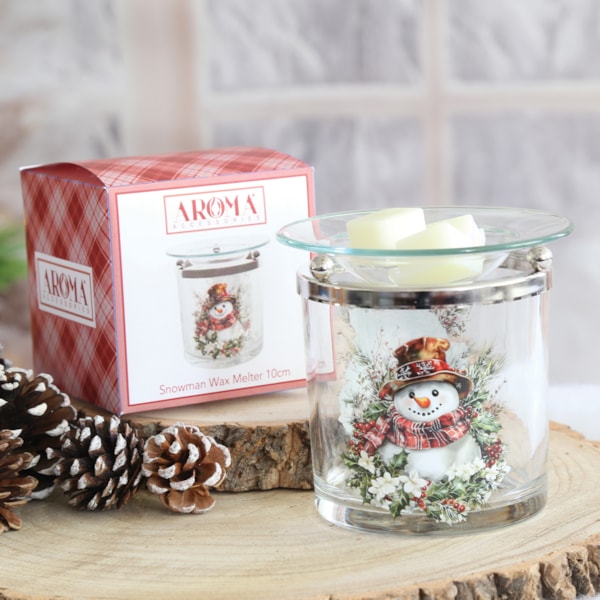 Tealight Wax Melter Festive Snowman 10cm Tealight Wax Melter Festive Snowman 10cm