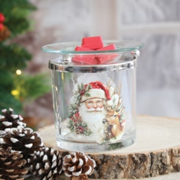 Tealight Wax Melter Father Christmas 10cm