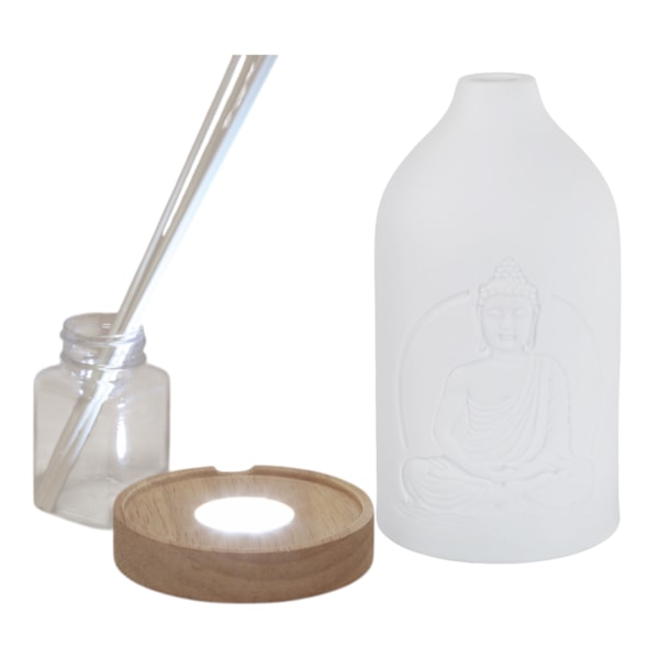 LED Ceramic Diffuser Buddha 19cm LED Ceramic Diffuser Buddha 19cm
