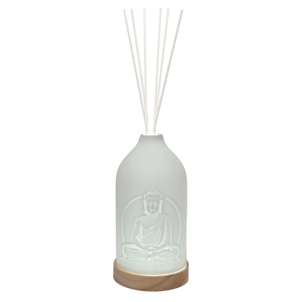 LED Ceramic Diffuser Buddha 19cm