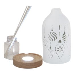 LED Ceramic Diffuser Baubles 19cm
