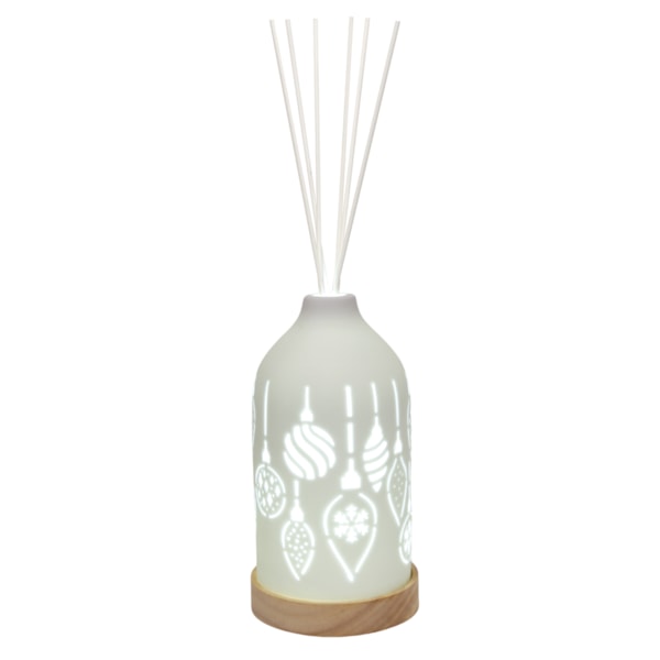 LED Ceramic Diffuser Baubles 19cm