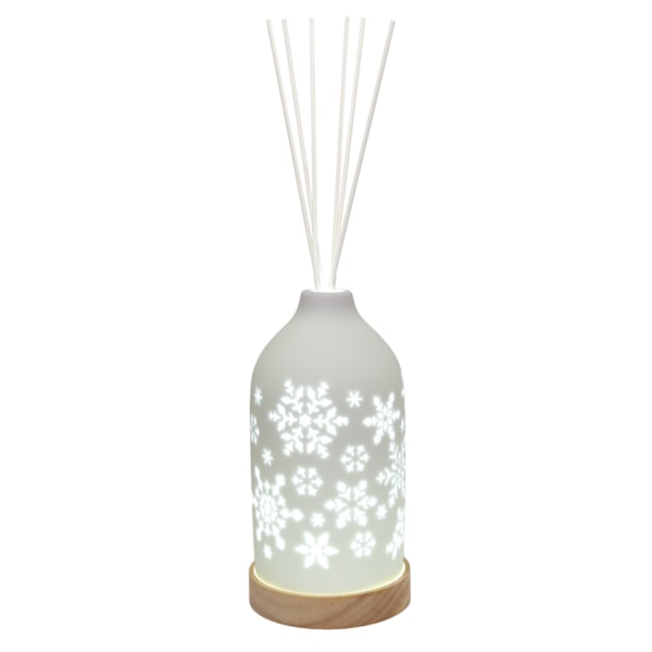 LED Ceramic Diffuser Snowflakes 19cm