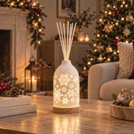 LED Ceramic Diffuser Snowflakes 19cm LED Ceramic Diffuser Snowflakes 19cm