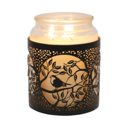 Tealight Wax Melter and Candle Holder - Black & Gold Bird 10.5cm Tealight Wax Melter and Candle Holder - Black & Gold Bird 10.5cm