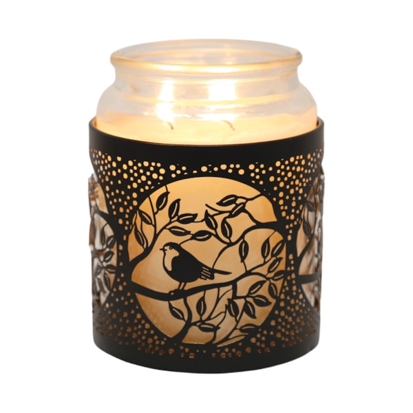 Tealight Wax Melter and Candle Holder - Black & Gold Bird 10.5cm Tealight Wax Melter and Candle Holder - Black & Gold Bird 10.5cm