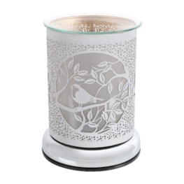 Electric Wax Melter Touch - White Silhouette Bird 17cm