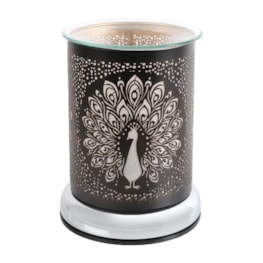 Electric Wax Melter Touch - Black Silhouette Peacock 17cm Electric Wax Melter Touch - Black Silhouette Peacock 17cm