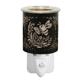 Wax Melter Plug In - Black & Gold Silhouette Bee 13cm Wax Melter Plug In - Black & Gold Silhouette Bee 13cm