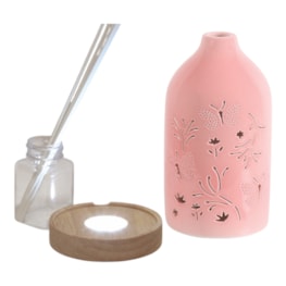 LED Ceramic Diffuser Butterfly Pink 19cm