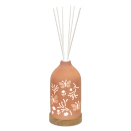 LED Ceramic Diffuser Butterfly Pink 19cm