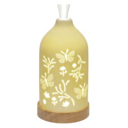 LED Ceramic Diffuser Butterfly Yellow 19cm