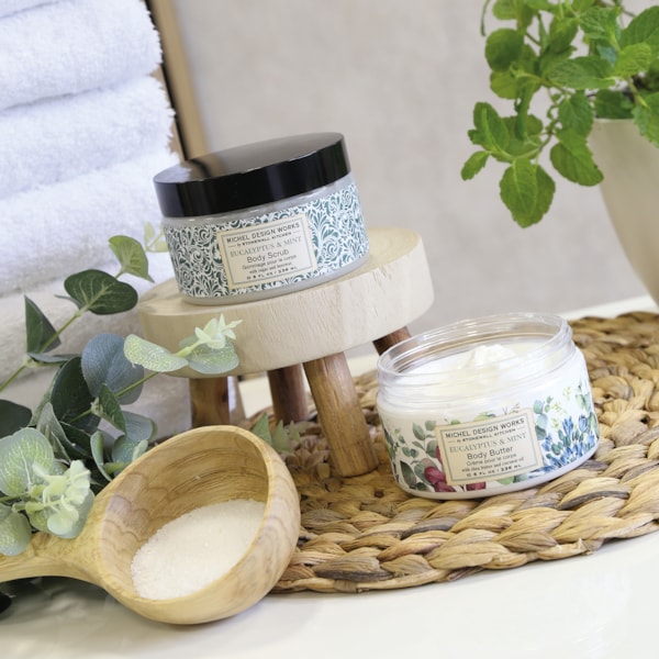 Eucalyptus & Mint Body Butter by Michel Design Works Eucalyptus & Mint Body Butter by Michel Design Works