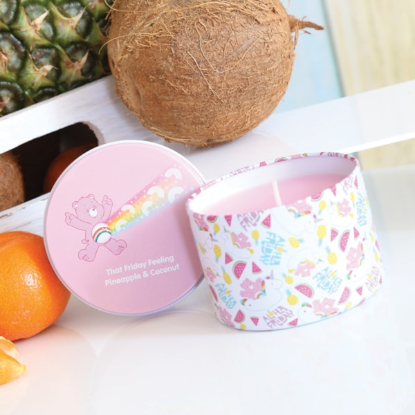 Care Bears Pineapple & Coconut Tin Candle Care Bears Pineapple & Coconut Tin Candle