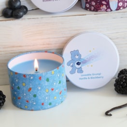 Care Bears Vanilla & Blackberry Tin Candle