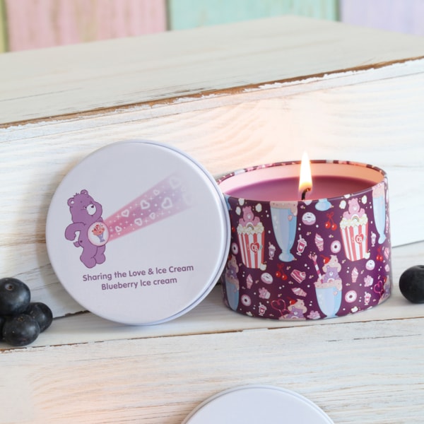 Care Bears Blueberry Ice Cream Tin Candle