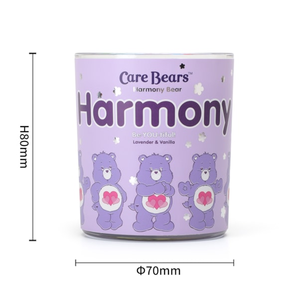Care Bears Lavender & Vanilla Glass Candle Care Bears Lavender & Vanilla Glass Candle