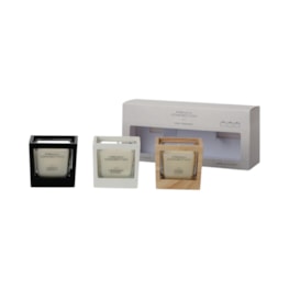 The Wooden Collection Candles Set by French Connection 3 X 55G The Wooden Collection Candles Set by French Connection 3 X 55G