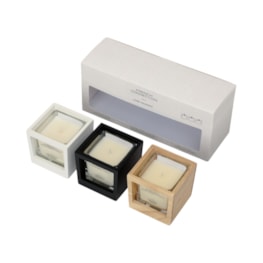 The Wooden Collection Candles Set by French Connection 3 X 55G The Wooden Collection Candles Set by French Connection 3 X 55G