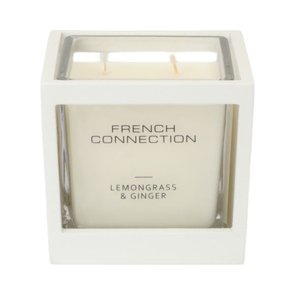 Lemongrass & Ginger Candle by French Connection 495G Lemongrass & Ginger Candle by French Connection 495G