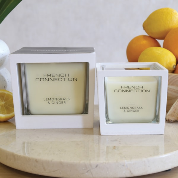 Lemongrass & Ginger Candle by French Connection 495G