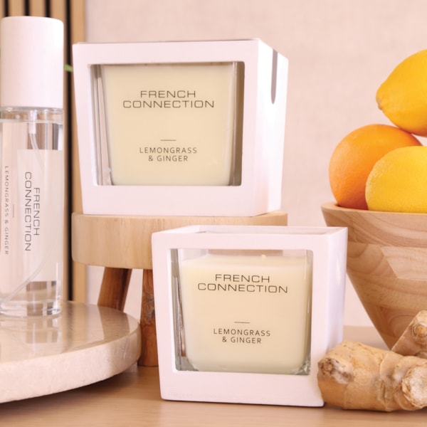 Lemongrass & Ginger Candle by French Connection 220g
