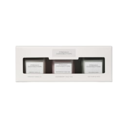 Square Range Trio of Candles Set by French Connection 3 X 55g