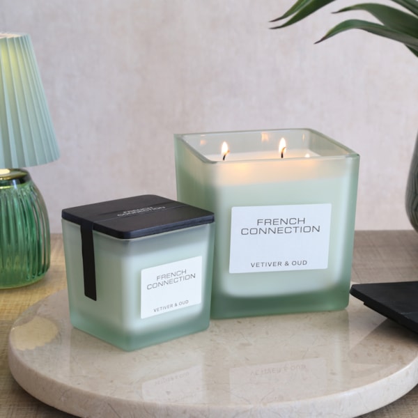 Vetiver & Oud Candle by French Connection 220g Vetiver & Oud Candle by French Connection 220g