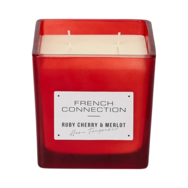 Ruby Cherry & Merlot Candle by French Connection 800g Ruby Cherry & Merlot Candle by French Connection 800g