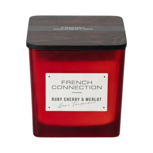 Ruby Cherry & Merlot Candle by French Connection 800g Ruby Cherry & Merlot Candle by French Connection 800g