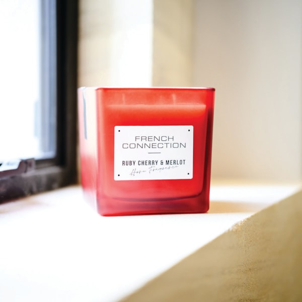 Ruby Cherry & Merlot Candle by French Connection 800g Ruby Cherry & Merlot Candle by French Connection 800g