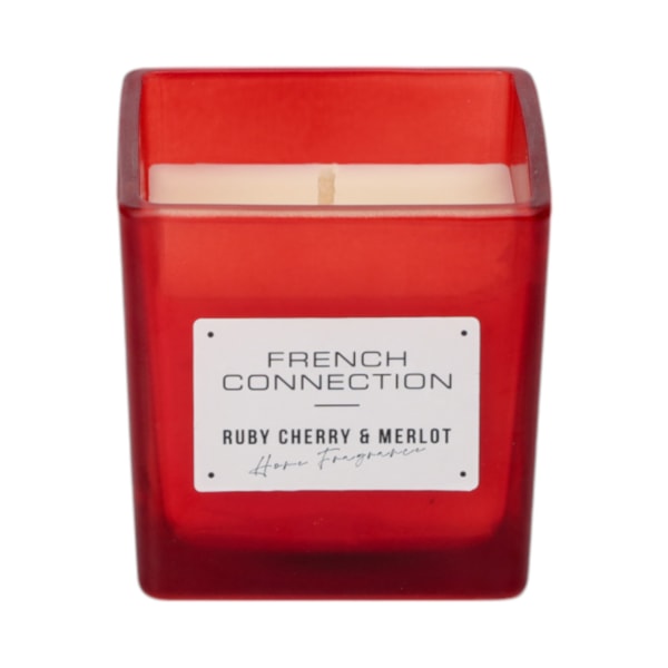 Ruby Cherry & Merlot Candle by French Connection 220g Ruby Cherry & Merlot Candle by French Connection 220g