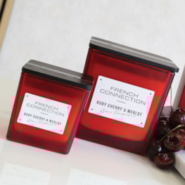 Ruby Cherry & Merlot Candle by French Connection 220g