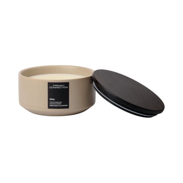 Warm Vanilla and Cashmere Candle by French Connection 405g Warm Vanilla and Cashmere Candle by French Connection 405g