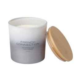 Shimmering Lavender Candle by French Connection 331g Shimmering Lavender Candle by French Connection 331g