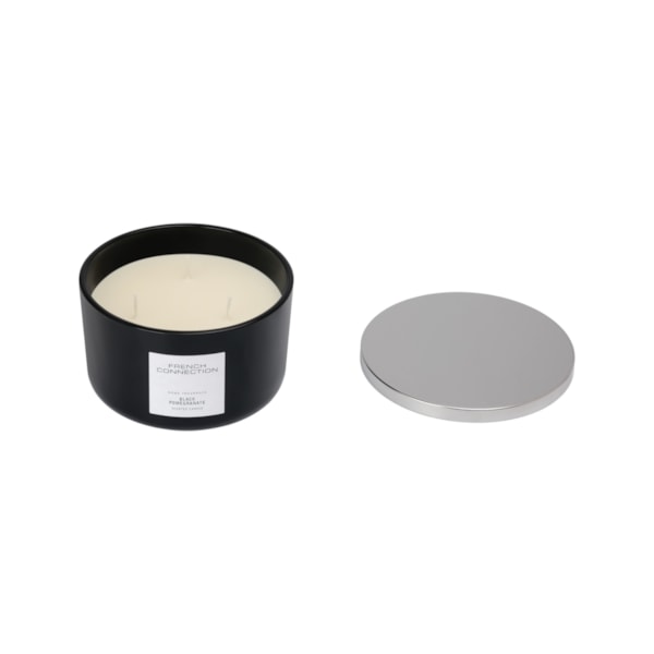 Black Pomegrante Candle by French Connection 431G Black Pomegrante Candle by French Connection 431G