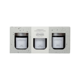 Black Collection Trio of Candle Set by French Connection 3x64g