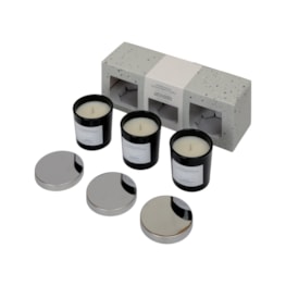 Black Collection Trio of Candle Set by French Connection 3x64g