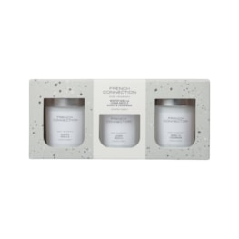 White Collection Trio Candle Set by French Connection 3x54g