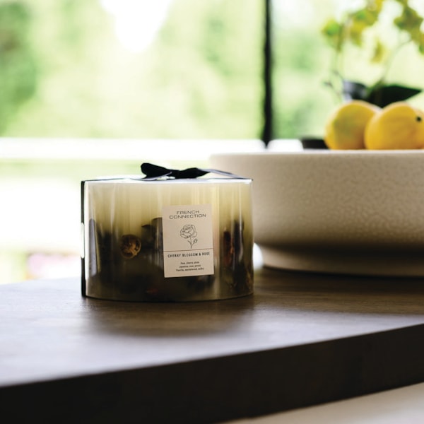 Cherry Blossom & Rose Candle by French Connection 1.5Kg Cherry Blossom & Rose Candle by French Connection 1.5Kg