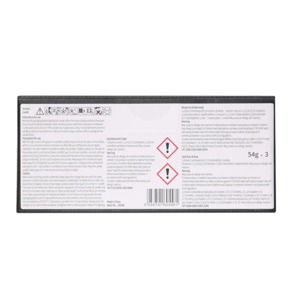 Leather Range Trio of Candles Set by French Connection 3x54g Candles Leather Range Trio of Candles Set by French Connection 3x54g Candles