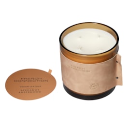 Bergamot & Amberwood Candle by French Connection 1.46kg