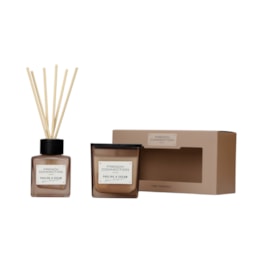Praline Cream Candle & Diffuser Gift Set by French Connection 100ml/220g Praline Cream Candle & Diffuser Gift Set by French Connection 100ml/220g
