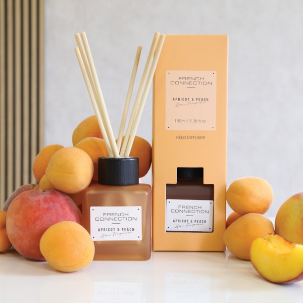 Apricot & Peach Reed Diffuser by French Connection 100ml Apricot & Peach Reed Diffuser by French Connection 100ml