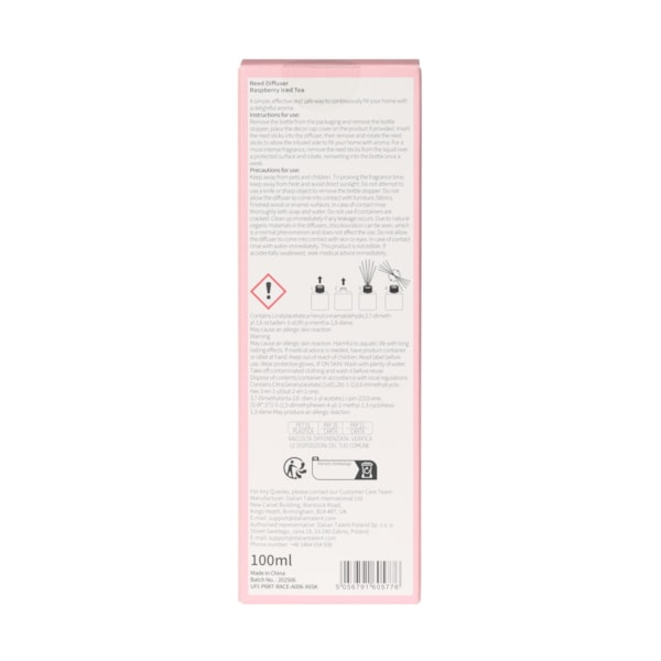 Raspberry Ice Tea Reed Diffuser by French Connection 100ml