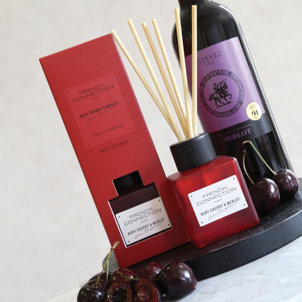 Ruby Cherry & Merlot Reed Diffuser by French Connection 100ml