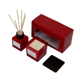 Ruby Cherry & Merlot Candle and Diffuser Gift Set by French Connection 100ml/220 Ruby Cherry & Merlot Candle and Diffuser Gift Set by French Connection 100ml/220