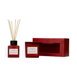Ruby Cherry & Merlot Candle and Diffuser Gift Set by French Connection 100ml/220 Ruby Cherry & Merlot Candle and Diffuser Gift Set by French Connection 100ml/220